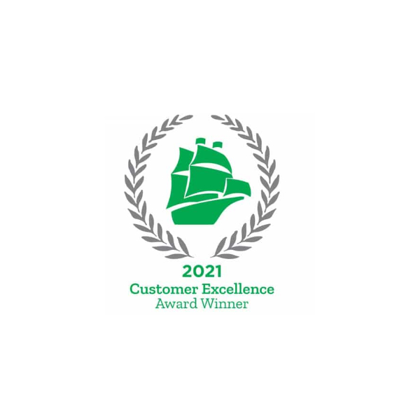 Customer Excellence 2021 Award Winner