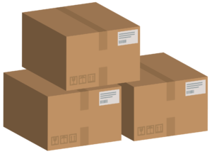 pile of boxes