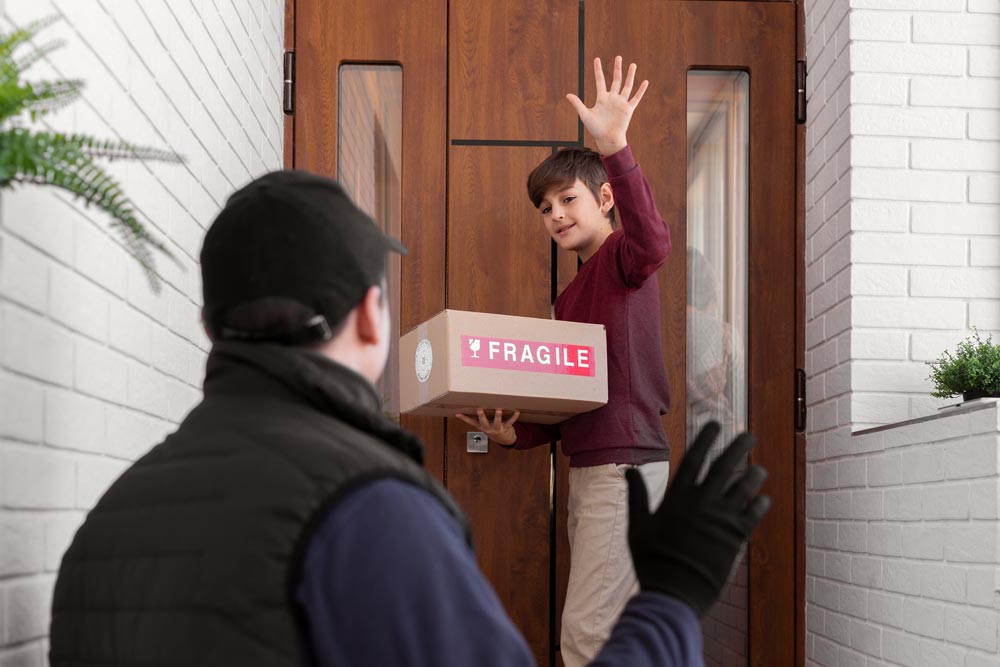 Delivering Parcel