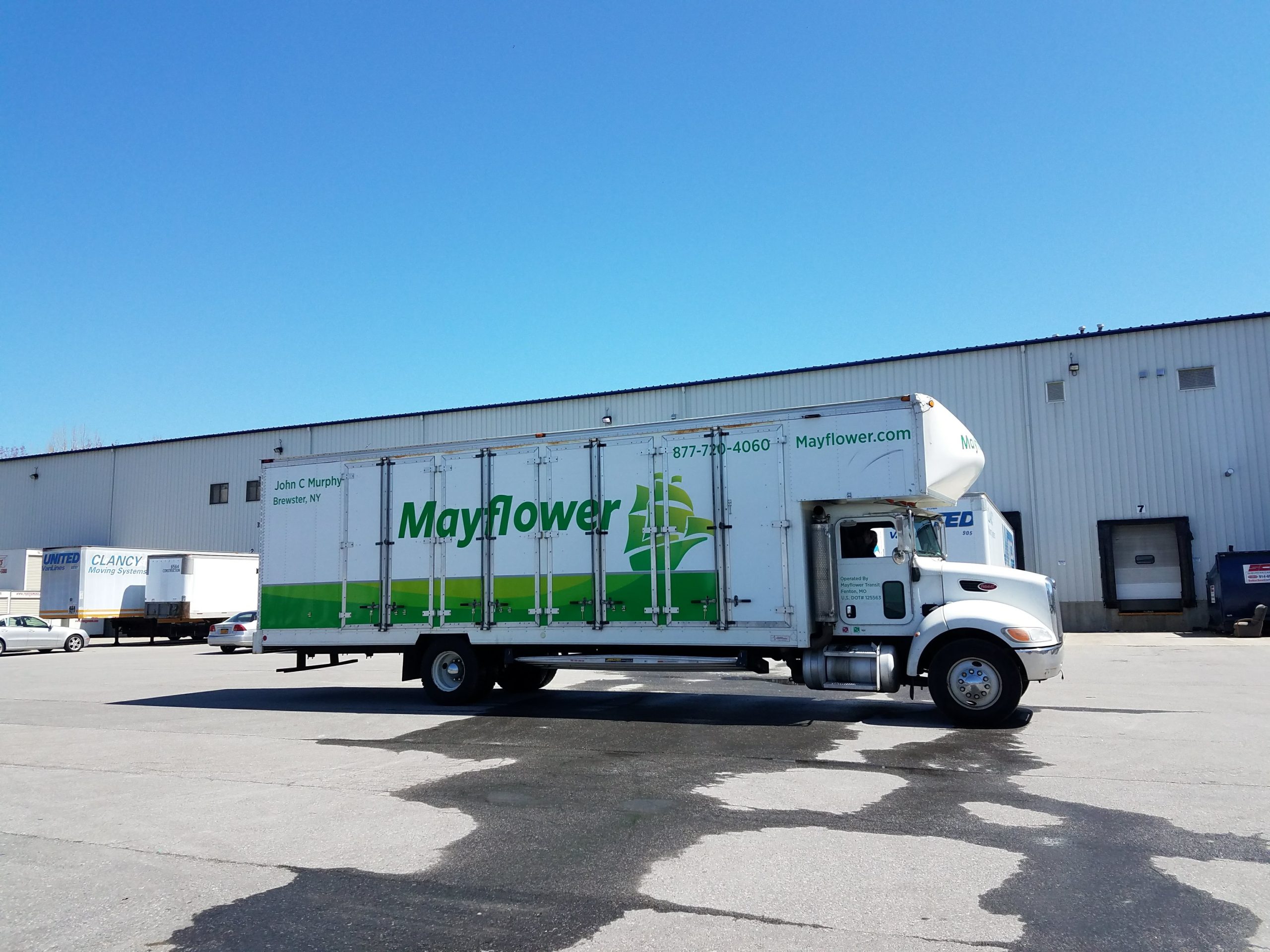 mayflower storage trucking
