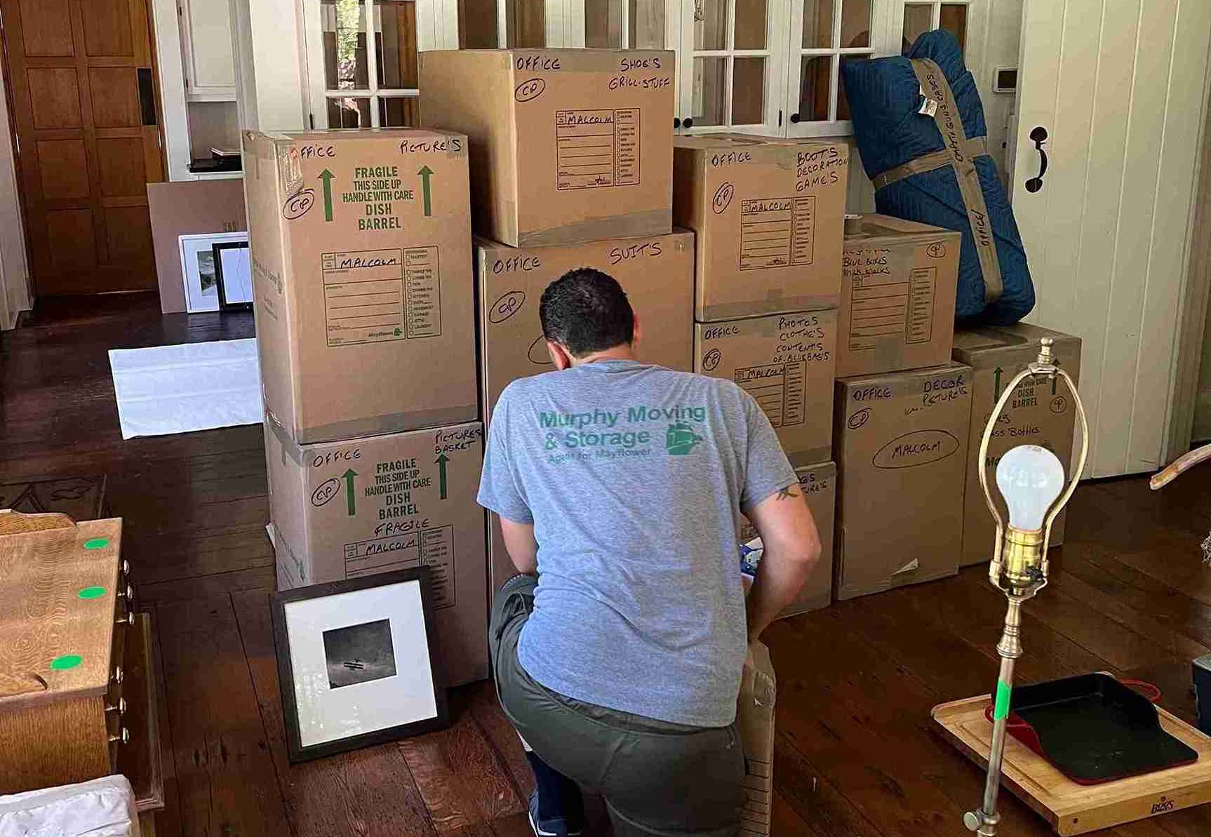 moving personnel checking box label