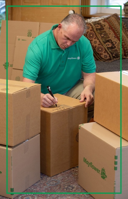 Mover labeling boxes